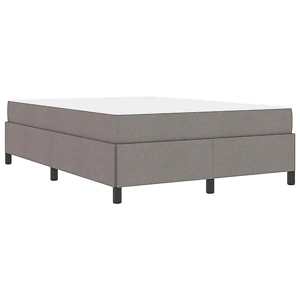 vidaXL Boxspringbett Taupe 140 x 200 cm Stoff 3398868 günstig online kaufen
