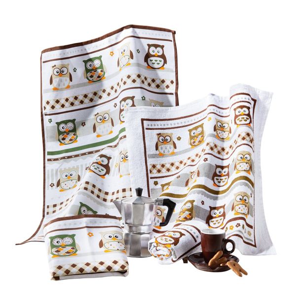 Kracht Geschirrtuch Geschirr- und Frottiertuch 4er-Pack, günstig online kaufen