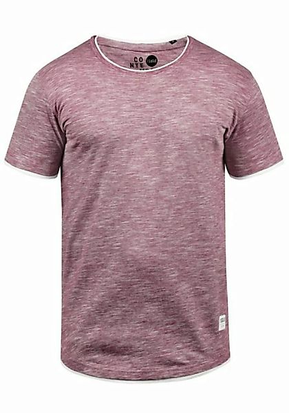 !Solid Rundhalsshirt SDRigos Kurzarmshirt mit farblich abgesetztem Kragen günstig online kaufen