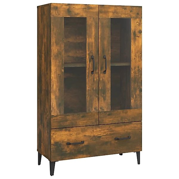 vidaXL Highboard Räuchereiche 70x31x115 cm Holzwerkstoff 817480 günstig online kaufen