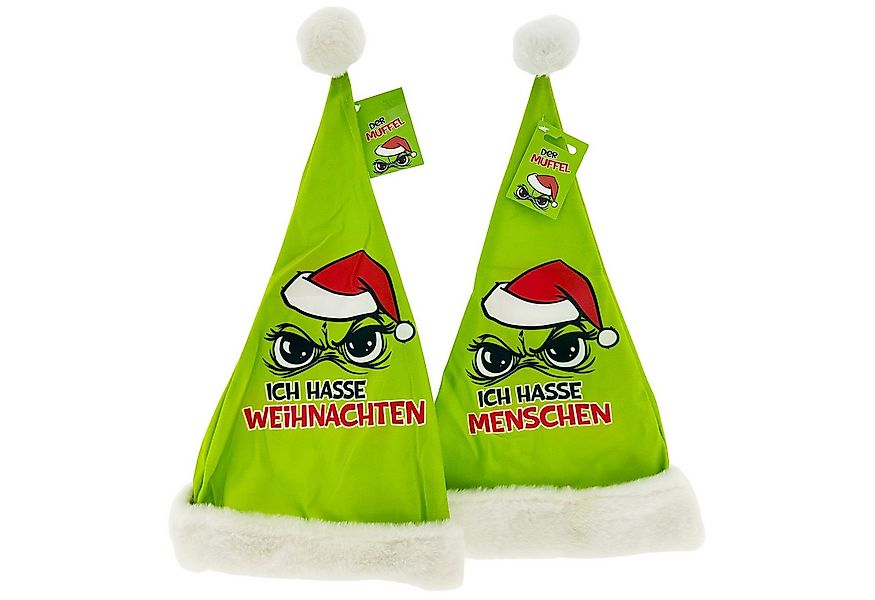 Annastore Bommelmütze Witzige Weihnachtsmützen 2er-Set - „Ich hasse Weihnac günstig online kaufen