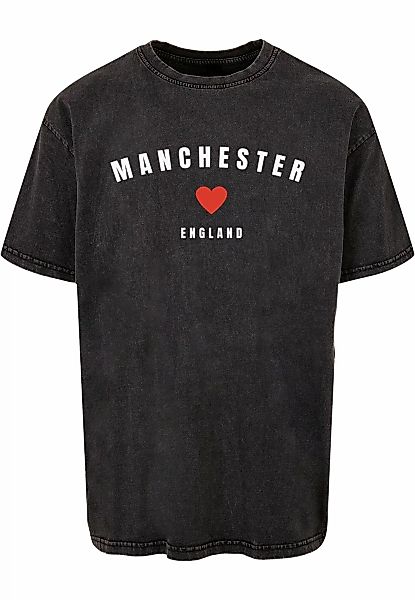Merchcode T-Shirt "Merchcode Herren Manchester X Acid Washed Heavy Oversize günstig online kaufen