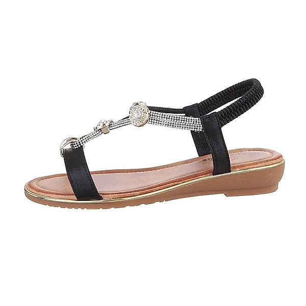 Ital-Design Damen Freizeit Riemchensandalette (86016767) Keilabsatz/Wedge günstig online kaufen