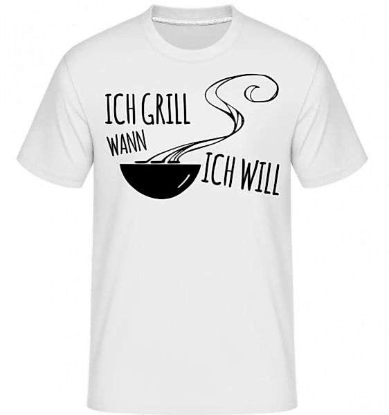 Grill Wann Ich Will · Shirtinator Männer T-Shirt günstig online kaufen
