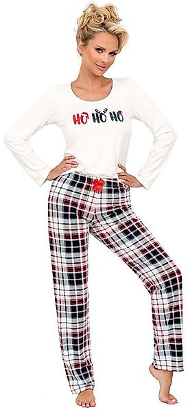Donna Schlafanzug HoHoHo (Set, 2 tlg., 2-teilig) Damen Pyjama lang 2-teilig günstig online kaufen