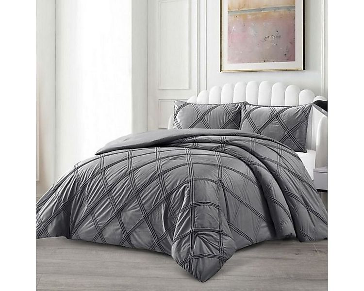 alesvelt Tagesdecke Set Lara Überwurf Decke 3-Teilig 240 x 250 cm 2-Persone günstig online kaufen