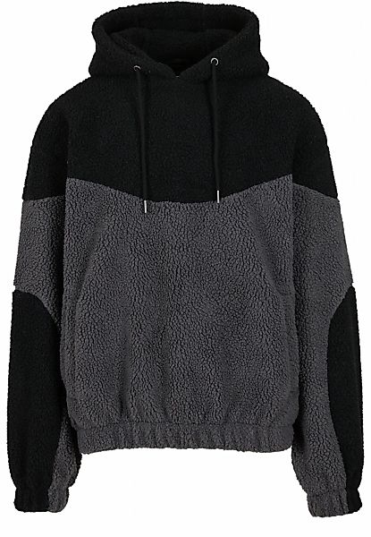 URBAN CLASSICS Kapuzensweatshirt "Urban Classics Weavy Colorblock Teddy Hoo günstig online kaufen
