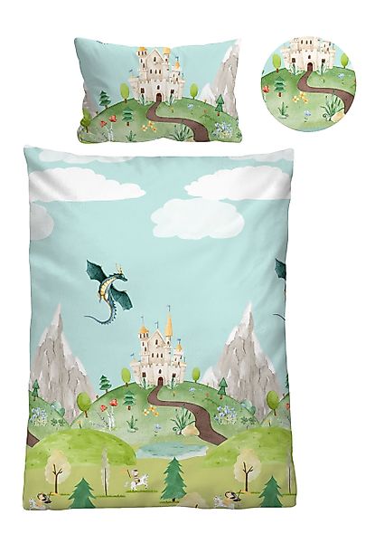 Biberna Kinderbettwäsche "0044331" 2 Stk. tlg. hautfreundlich, kühlend, mit günstig online kaufen