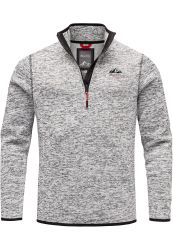 Amaci&Sons Sweatshirt AMES Fleecejacke Herren Troyer günstig online kaufen