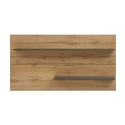 Wandregal in Wildeiche Optik und Anthrazit 150 cm breit günstig online kaufen