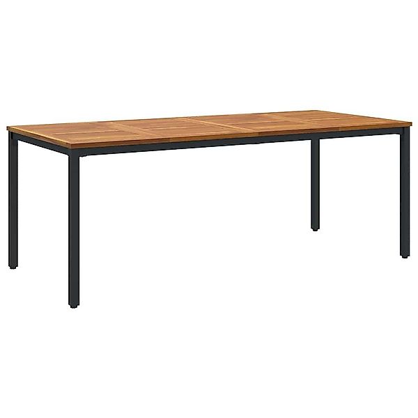 vidaXL Gartentisch Gartentische Natur und Schwarz günstig online kaufen