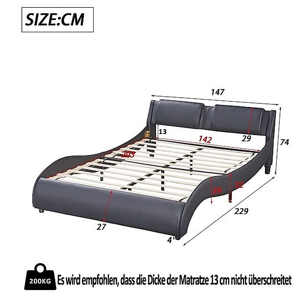 HAUSS SPOLE Polsterbett Polsterbett Funktionsbett Bettrahmen KInderbett Dop günstig online kaufen