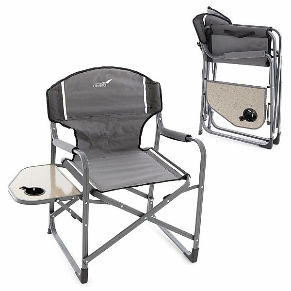VCM Gartenstuhl "2x Angelstuhl Getränkehalter Campingstuhl klappbar" () günstig online kaufen