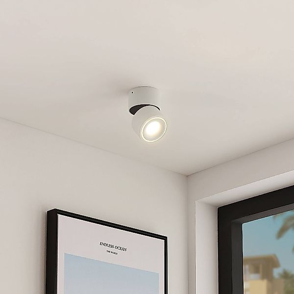 Arcchio LED-Deckenstrahler Rotari, weiß, 1-flg., 681lm günstig online kaufen