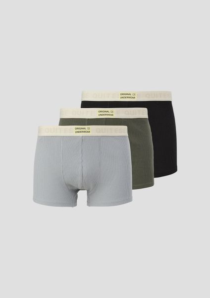 QS Boxershorts Boxershort Retro-Boxershorts im 3er-Pack günstig online kaufen