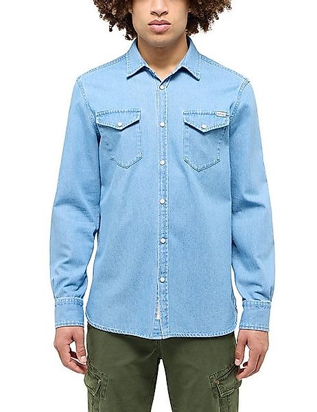 MUSTANG Langarmhemd Style Duver Jeansoptik mit günstig online kaufen