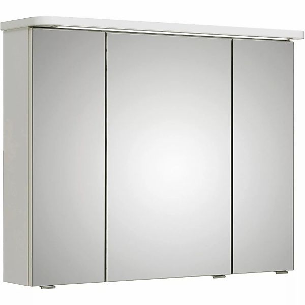 Pelipal Spiegelschrank Serie 4005 Weiß Hochglanz 90 cm günstig online kaufen