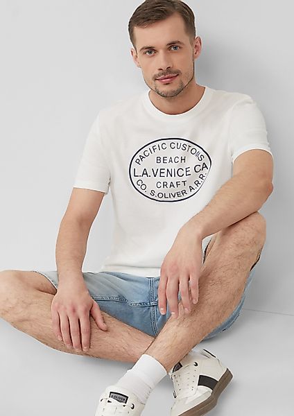 s.Oliver Kurzarmshirt T-Shirt T-Shirt mit Crew günstig online kaufen
