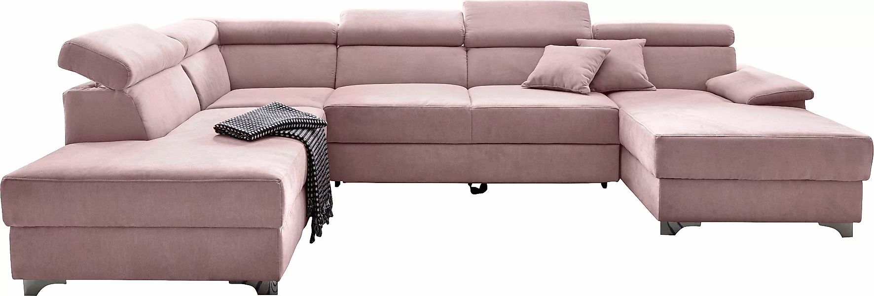 DOMO collection Wohnlandschaft "Mira, inklusive Kopfteilverstellung für meh günstig online kaufen