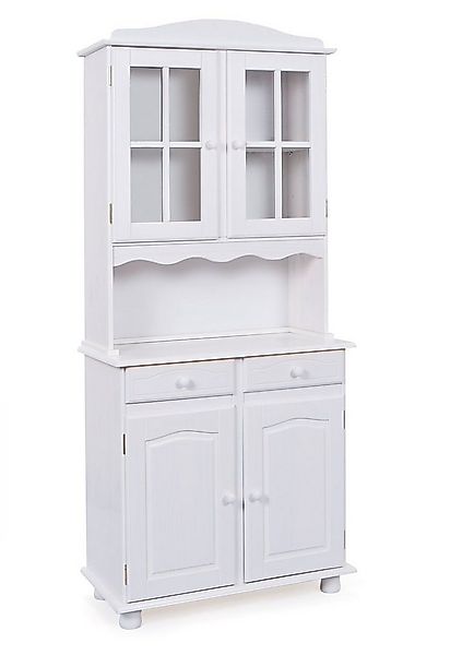 Inter Link Buffet VALENCIA Massivholz, viel Stauraum, weiß lackiert, Landha günstig online kaufen