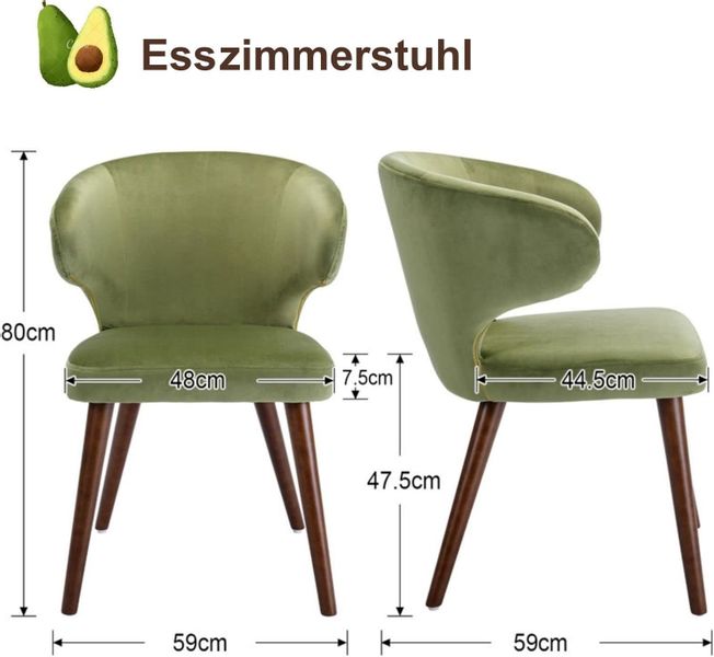 WAHSON OFFICE CHAIRS Esszimmerstuhl 2/4er Set günstig online kaufen