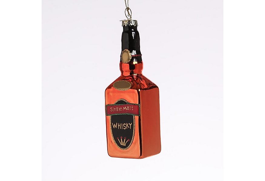 MARELIDA Christbaumschmuck Weihnachtsbaumschmuck WHISKY Flasche Glas mundge günstig online kaufen