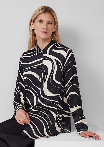 s.Oliver BLACK LABEL Langarmbluse Hemdbluse mit günstig online kaufen