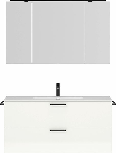 nobilia® Badmöbel-Set »Tolvina«, (2 St., vormontiert, mit Soft-Close), inkl günstig online kaufen