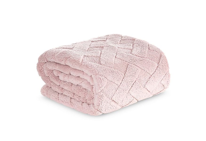 Wohndecke CARO, Design91, Karierte Kuscheldecke ideales Geschenk Weiche, wa günstig online kaufen