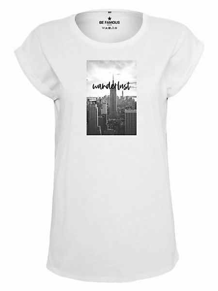 Be Famous Print-Shirt Be Famous Classic Roll Up T-Shirt Wanderlupho günstig online kaufen