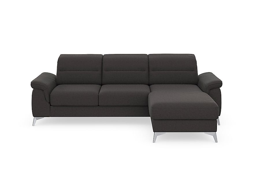 sit&more Ecksofa »Sinatra L-Form« mit Recamiere, optinal mit Kopfteilverste günstig online kaufen