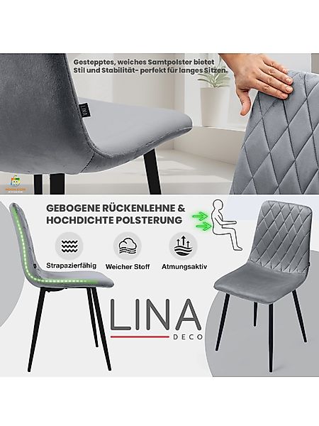 Lina® Esszimmerstuhl Elisia 2er, 4er, 6er günstig online kaufen
