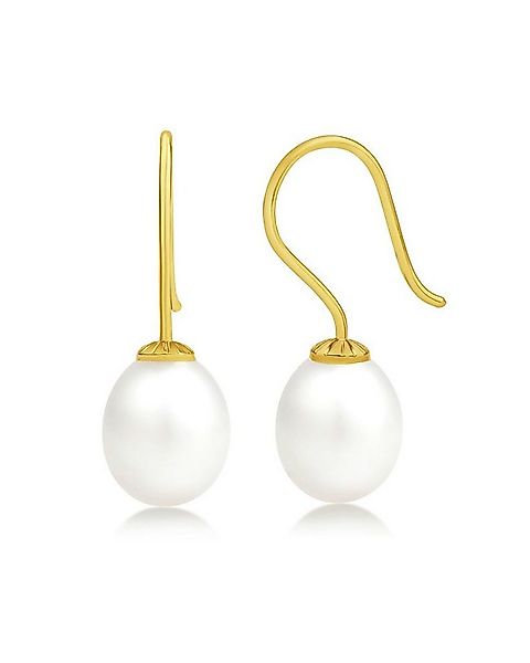 DANIEL CLIFFORD Perlenohrringe 'Eve' Ohrhänger Silber 925 14 Karat vergolde günstig online kaufen