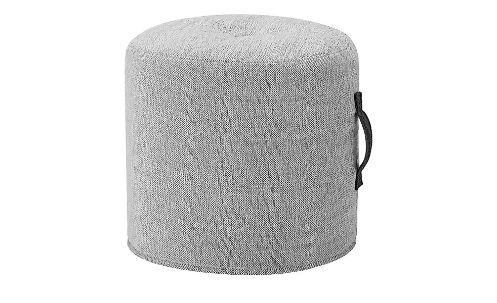 SOHO Hocker mit Griff  Bonbon ¦ grau ¦ Maße (cm): B: 43 H: 45 T: 43.0 Polst günstig online kaufen