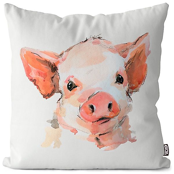 VOID Kissenbezug, (1 Stück), Schwein Schweinchen günstig online kaufen
