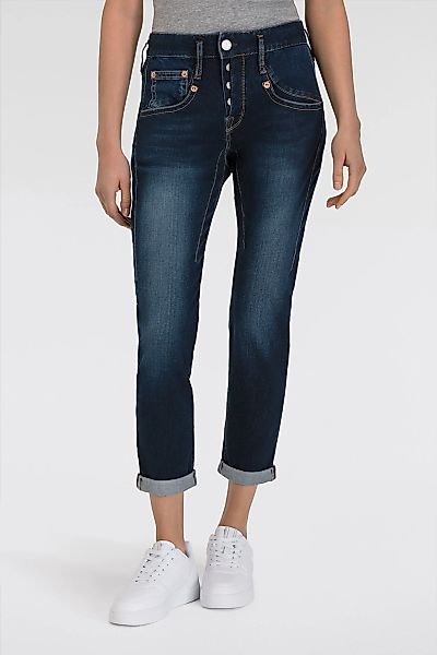 Herrlicher 7/8-Jeans "Shyra Cropped Denim" mit tiefsitzenden Taschen vorne günstig online kaufen