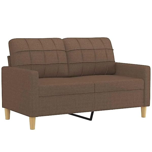 vidaXL 2-Sitzer-Sofa Braun 120 cm Stoff 359086 günstig online kaufen