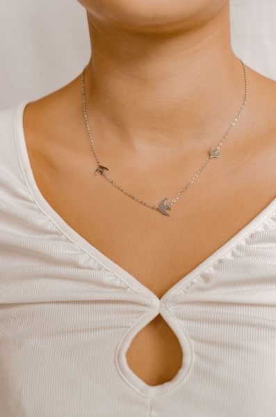 Hey Happiness Charm-Kette Fliegende Vögel, Kette günstig online kaufen