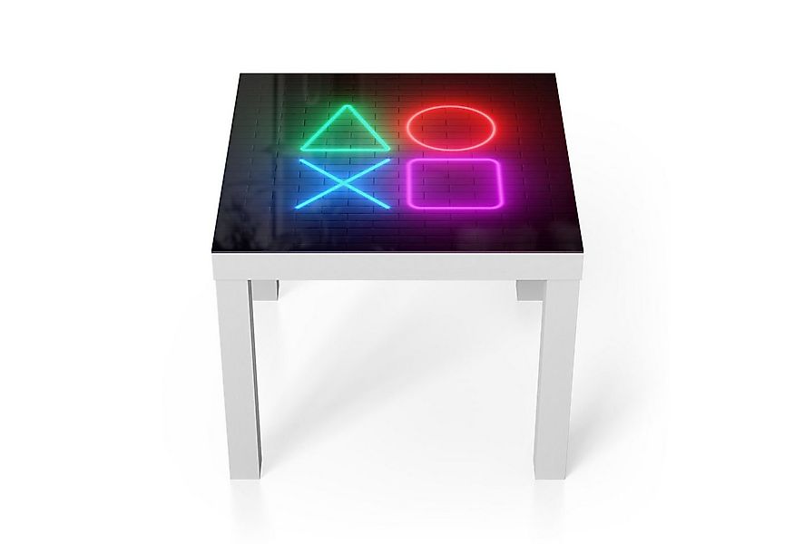 DEQORI Couchtisch 'Playstation Elemente', Glas Beistelltisch Glastisch mode günstig online kaufen
