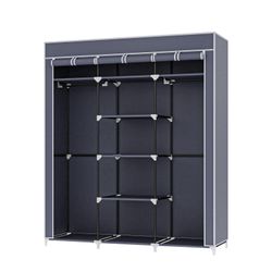 Mondeer Stoffschrank Kleiderschrank Faltschrank Garderobe mit günstig online kaufen