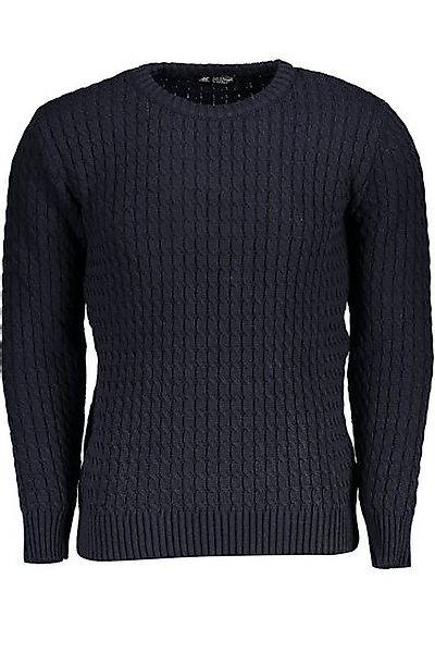 U.S. GRAND POLO Strickpullover Eleganter blauer Herren Strickpullover – Zop günstig online kaufen