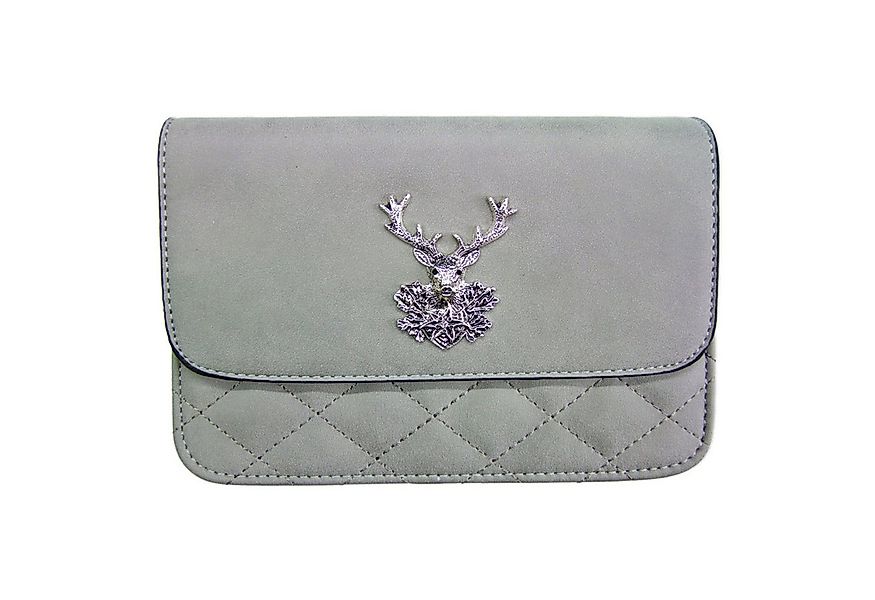 Trachtenland Handtasche Gesteppte Trachten Tasche "Anni" mit Hirsch Applika günstig online kaufen
