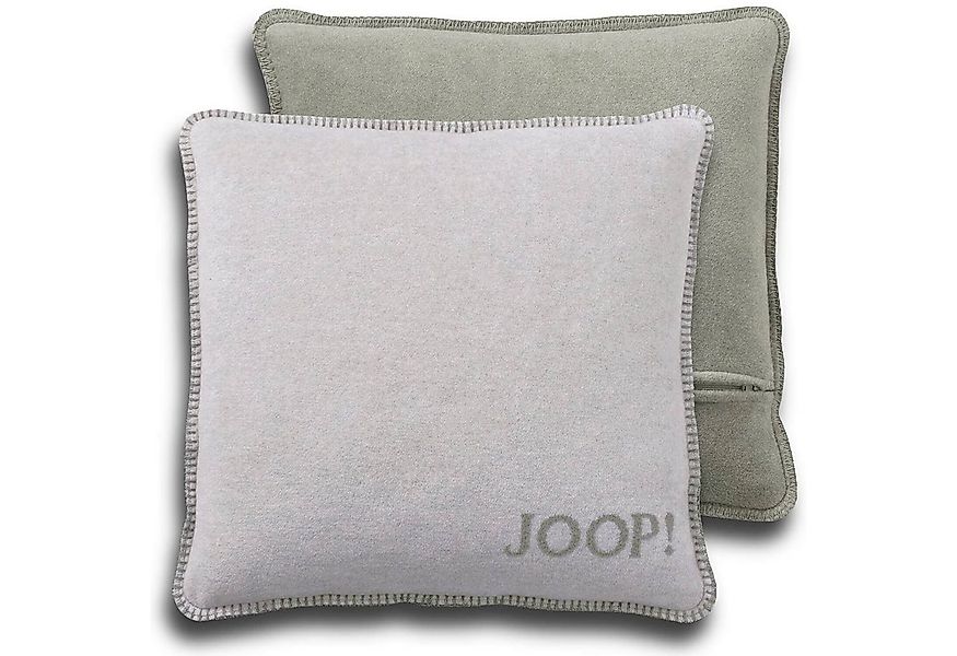 JOOP! Dekokissen Kissenhülle UNI Doubleface 50x50 cm, Joop!-Buchstaben, Wen günstig online kaufen