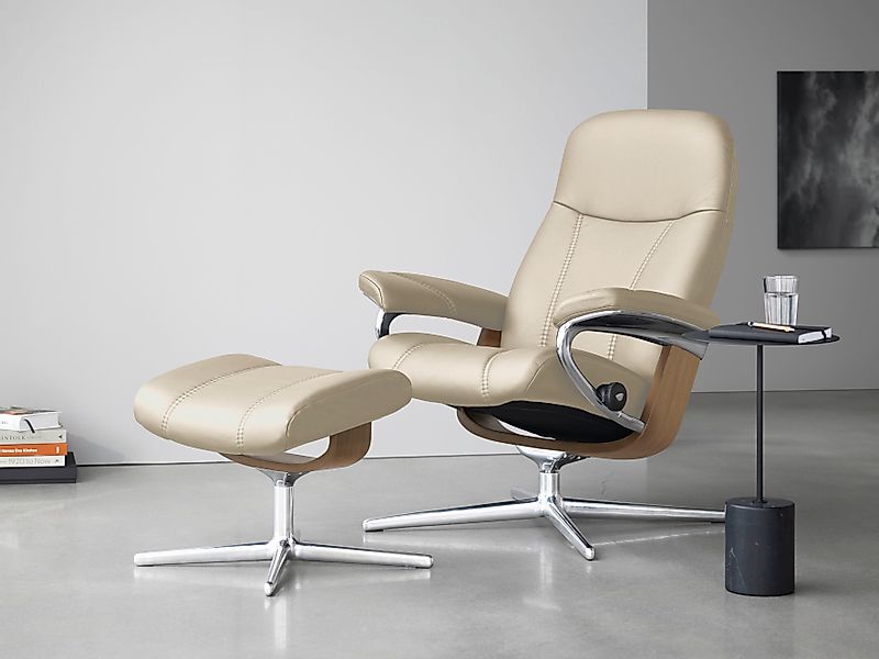 Stressless® Relaxsessel »Consul« Set, Relaxsessel mit Hocker, mit Hocker, m günstig online kaufen