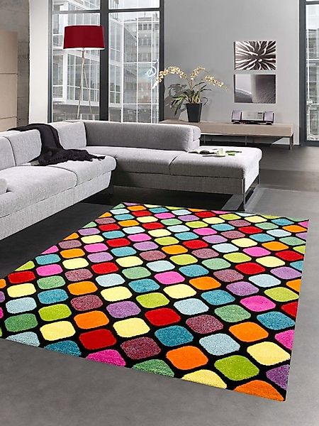 Carpetia Teppich Teppich Design Wohnzimmer Teppich bunt gemustert, rechteck günstig online kaufen