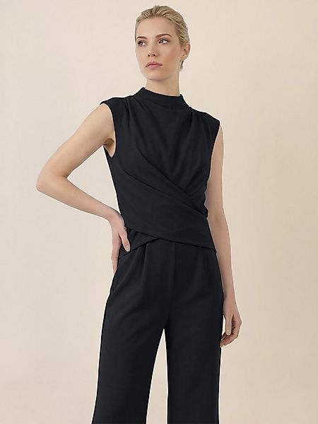 Apart Jumpsuit mit Drapierung und weitem Bein günstig online kaufen
