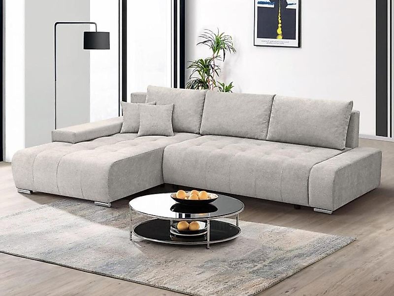 Beautysofa Ecksofa DRACO mit Schlaffunktion und günstig online kaufen
