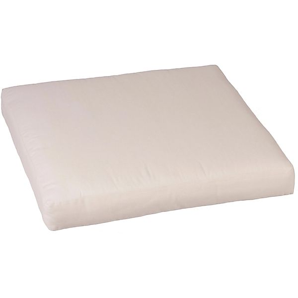 Beo Lounge-Sitzkissen Premium ZIP 60 cm x 60 cm x 8 cm Creme günstig online kaufen