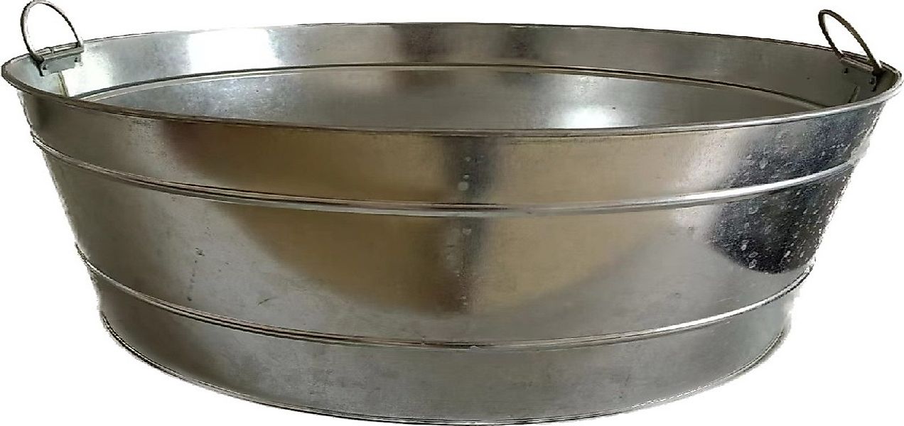 finehomegarden Pflanzkübel Zink Schale mit Griff günstig online kaufen