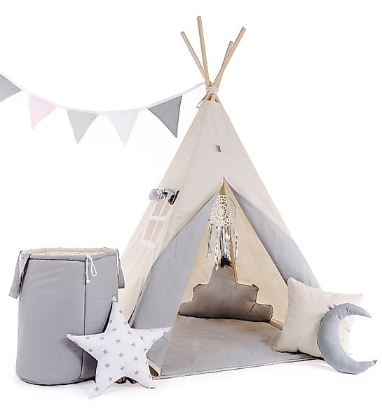 Rainbow Kids Tipi-Zelt Kinderzelt Spielzelt Teepee günstig online kaufen